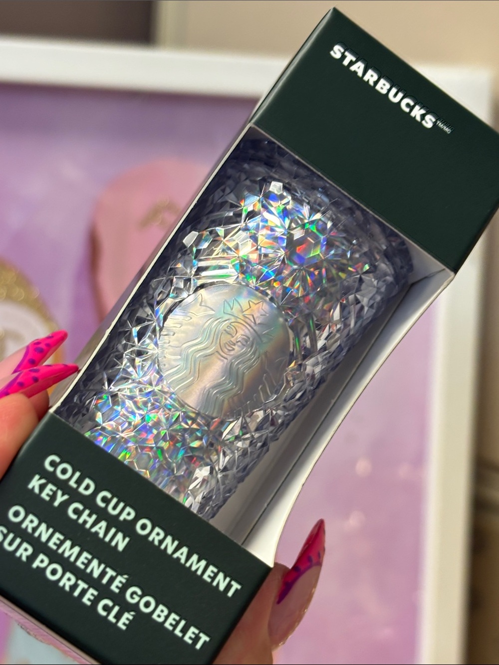 Starbucks Iridescent Cup Keychain 🆕 - Picture 4 of 4